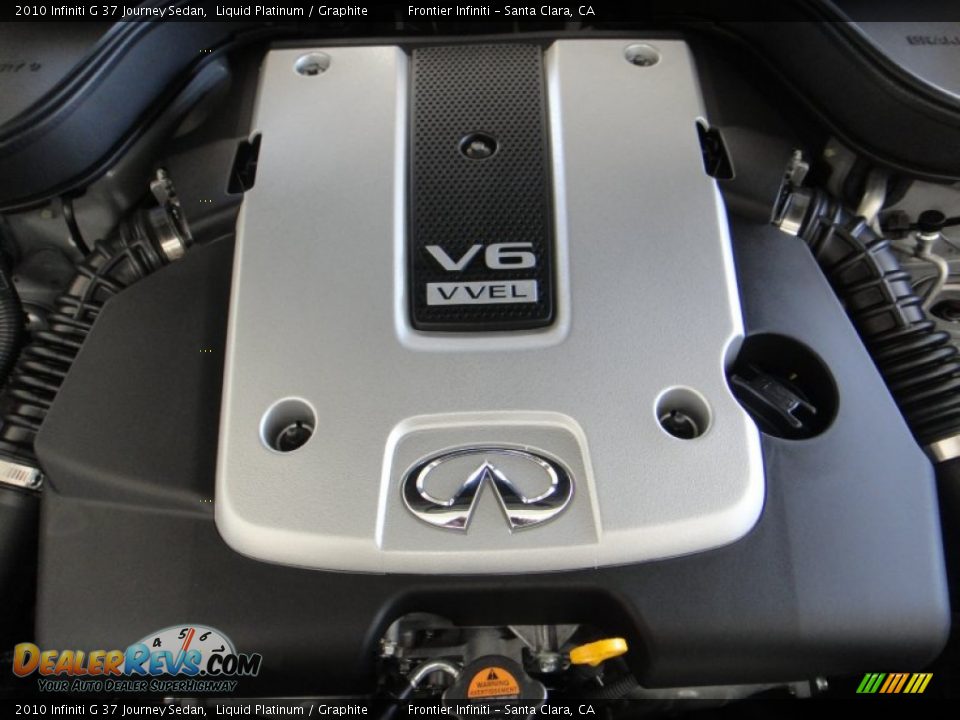 2010 Infiniti G 37 Journey Sedan Liquid Platinum / Graphite Photo #29