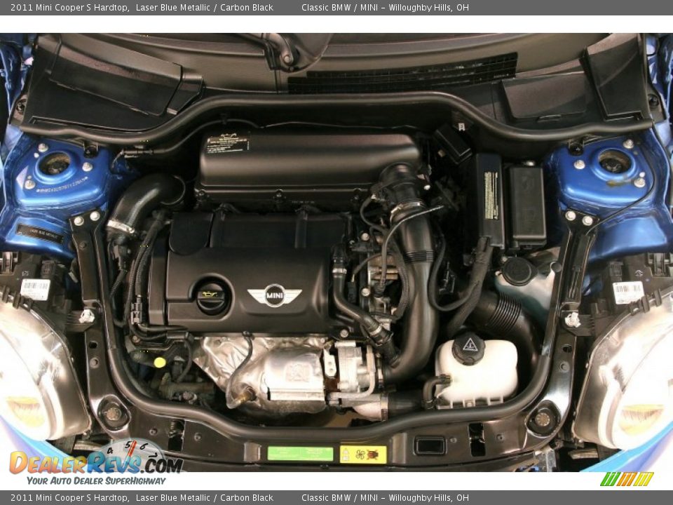 2011 Mini Cooper S Hardtop 1.6 Liter Twin-Scroll Turbocharged DI DOHC 16-Valve VVT 4 Cylinder Engine Photo #20