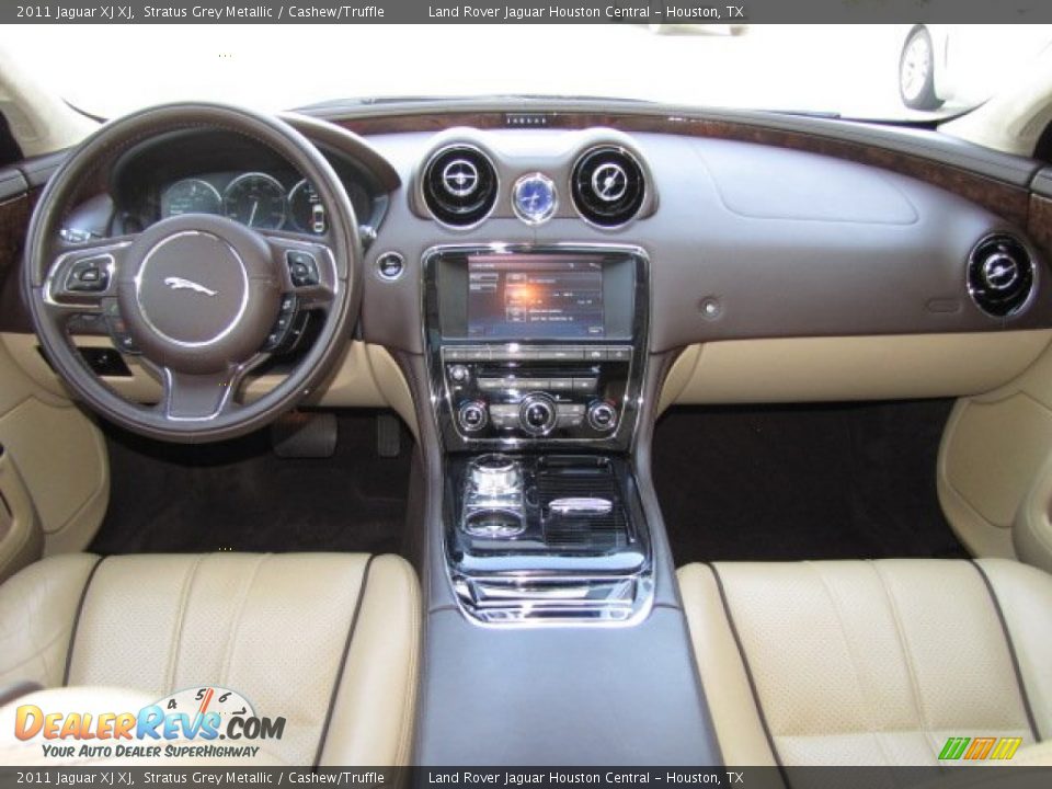 2011 Jaguar XJ XJ Stratus Grey Metallic / Cashew/Truffle Photo #3