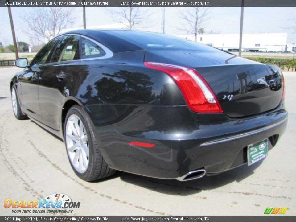 2011 Jaguar XJ XJ Stratus Grey Metallic / Cashew/Truffle Photo #8