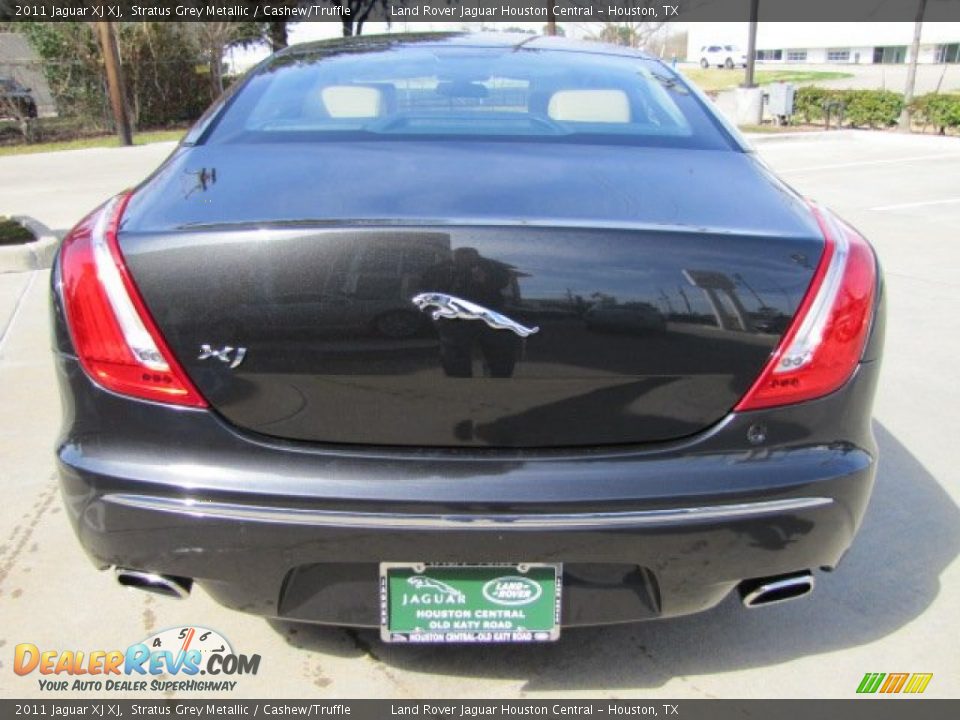 2011 Jaguar XJ XJ Stratus Grey Metallic / Cashew/Truffle Photo #9
