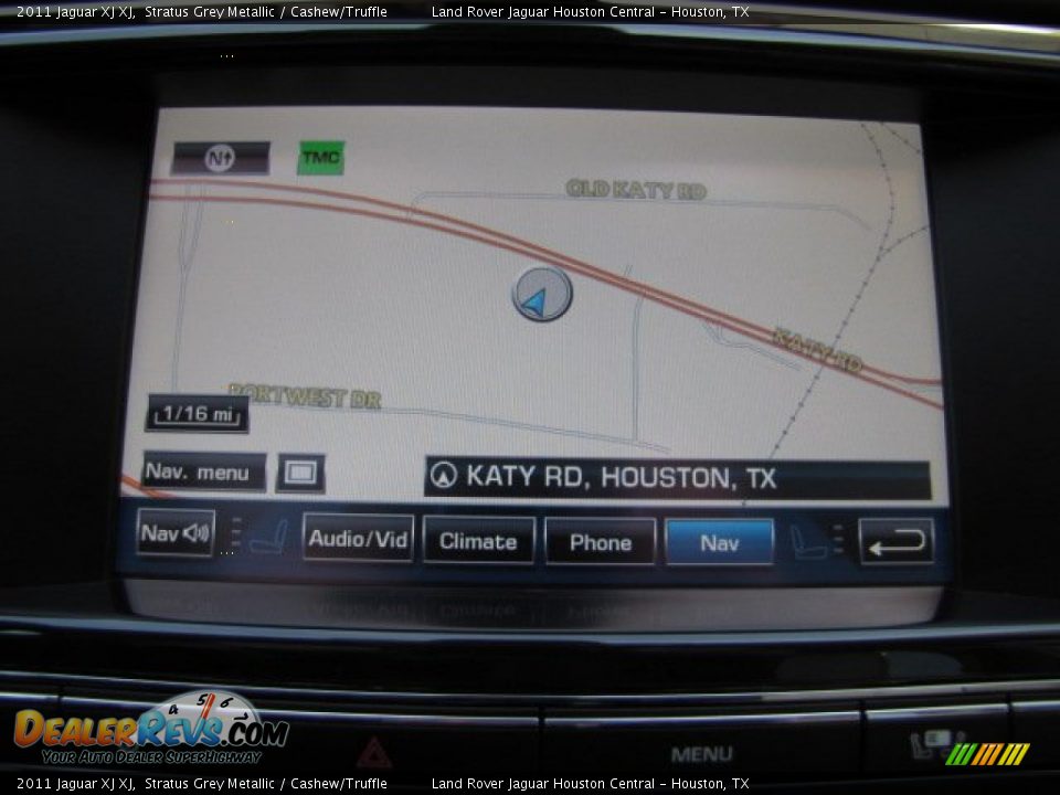 2011 Jaguar XJ XJ Stratus Grey Metallic / Cashew/Truffle Photo #22