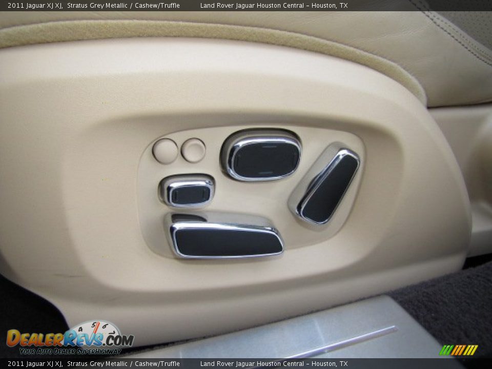 2011 Jaguar XJ XJ Stratus Grey Metallic / Cashew/Truffle Photo #36