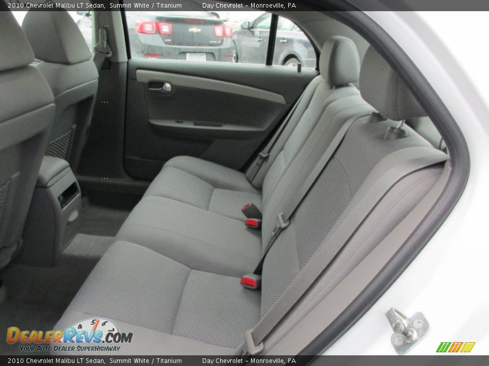 2010 Chevrolet Malibu LT Sedan Summit White / Titanium Photo #13