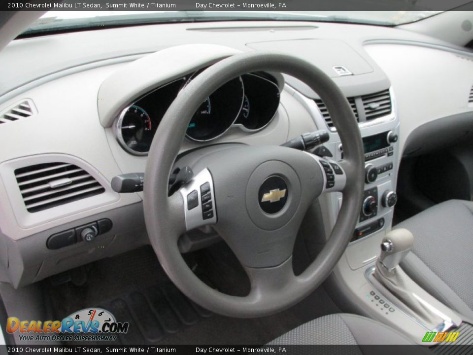 2010 Chevrolet Malibu LT Sedan Summit White / Titanium Photo #15