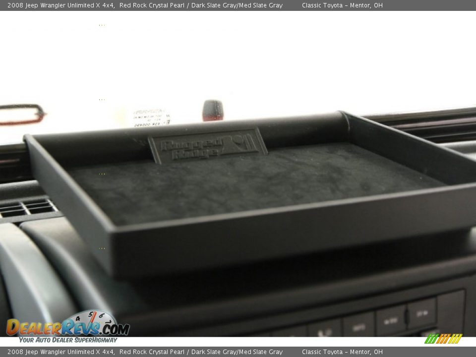 2008 Jeep Wrangler Unlimited X 4x4 Red Rock Crystal Pearl / Dark Slate Gray/Med Slate Gray Photo #8
