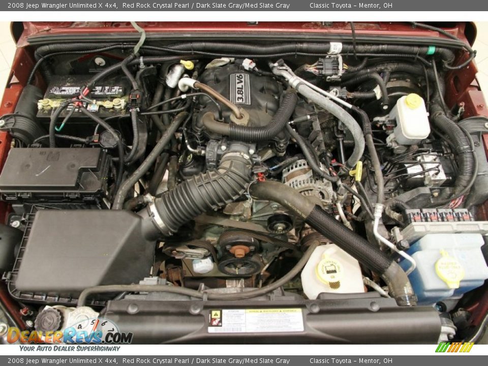 2008 Jeep Wrangler Unlimited X 4x4 Red Rock Crystal Pearl / Dark Slate Gray/Med Slate Gray Photo #20