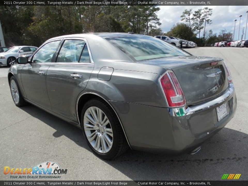 2011 Chrysler 300 C Hemi Tungsten Metallic / Dark Frost Beige/Light Frost Beige Photo #3