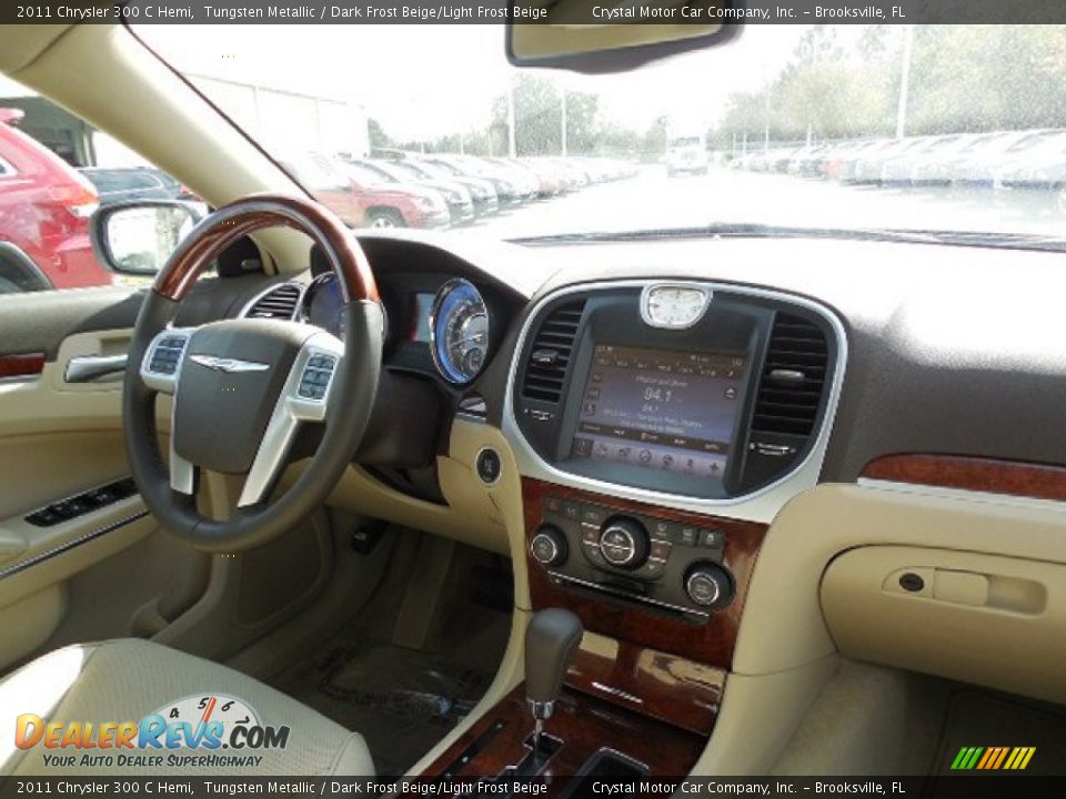 2011 Chrysler 300 C Hemi Tungsten Metallic / Dark Frost Beige/Light Frost Beige Photo #11