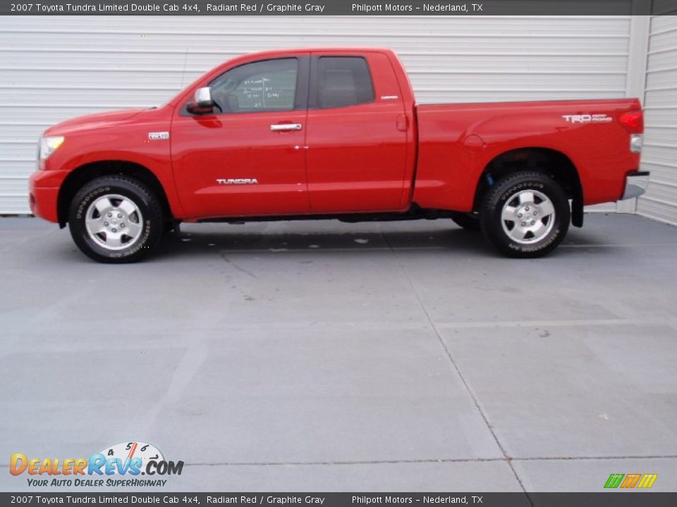 Radiant Red 2007 Toyota Tundra Limited Double Cab 4x4 Photo #5