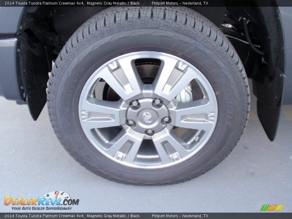 2014 Toyota Tundra Platinum Crewmax 4x4 Magnetic Gray Metallic / Black Photo #12