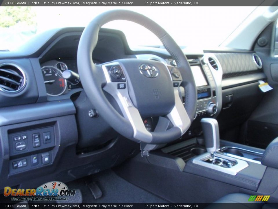 2014 Toyota Tundra Platinum Crewmax 4x4 Magnetic Gray Metallic / Black Photo #25