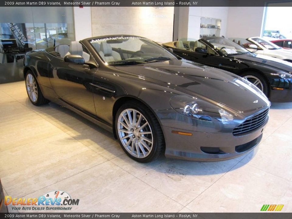 2009 Aston Martin DB9 Volante Meteorite Silver / Phantom Gray Photo #1