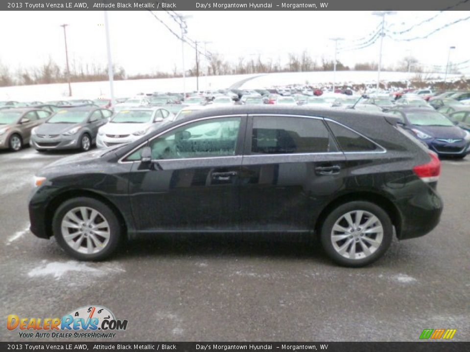 2013 Toyota Venza LE AWD Attitude Black Metallic / Black Photo #4