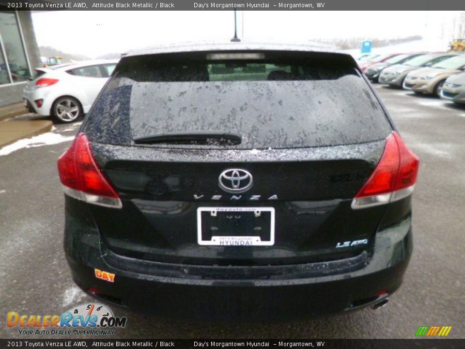 2013 Toyota Venza LE AWD Attitude Black Metallic / Black Photo #6
