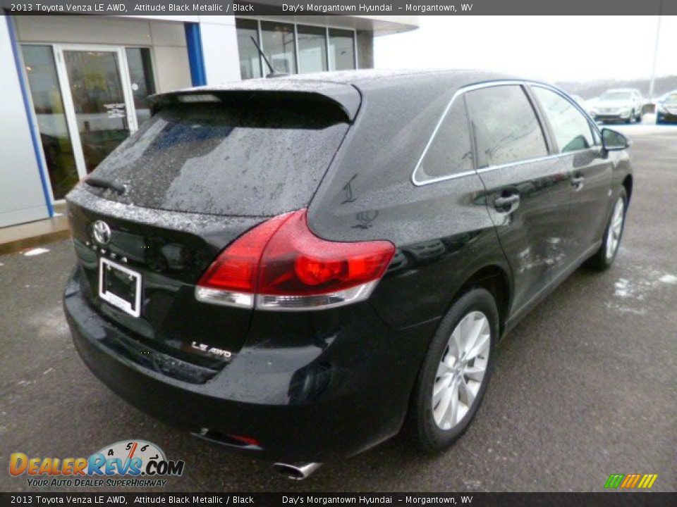 2013 Toyota Venza LE AWD Attitude Black Metallic / Black Photo #7