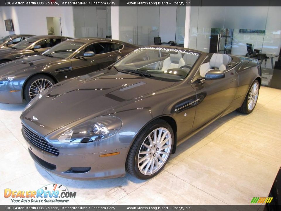 2009 Aston Martin DB9 Volante Meteorite Silver / Phantom Gray Photo #2