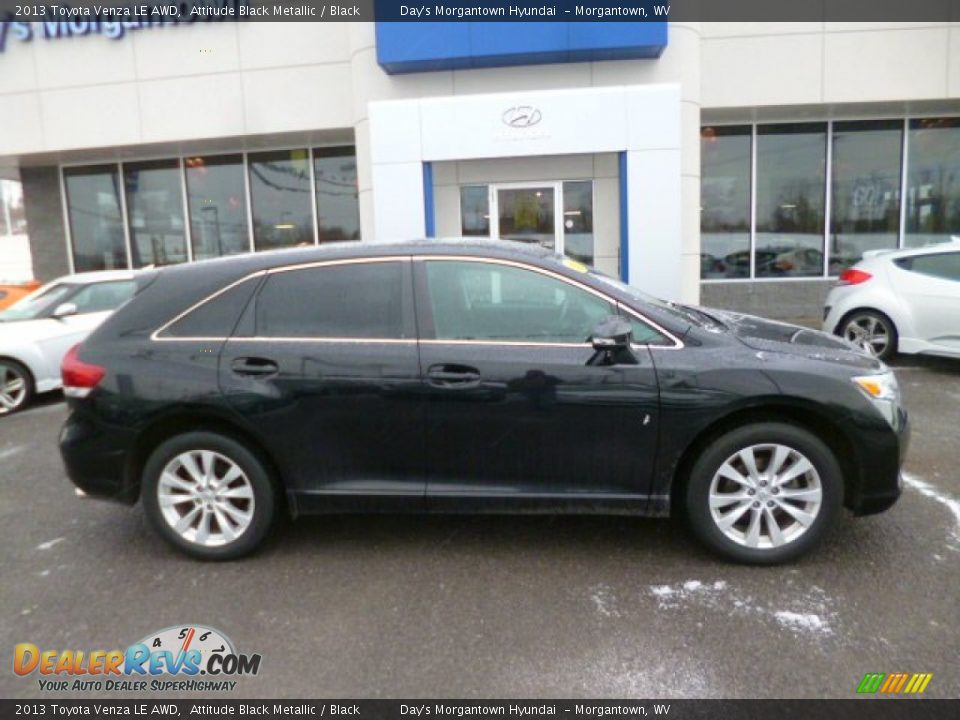 2013 Toyota Venza LE AWD Attitude Black Metallic / Black Photo #8