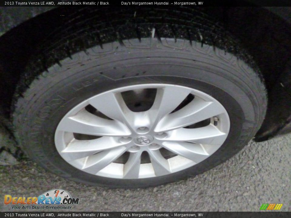 2013 Toyota Venza LE AWD Attitude Black Metallic / Black Photo #9