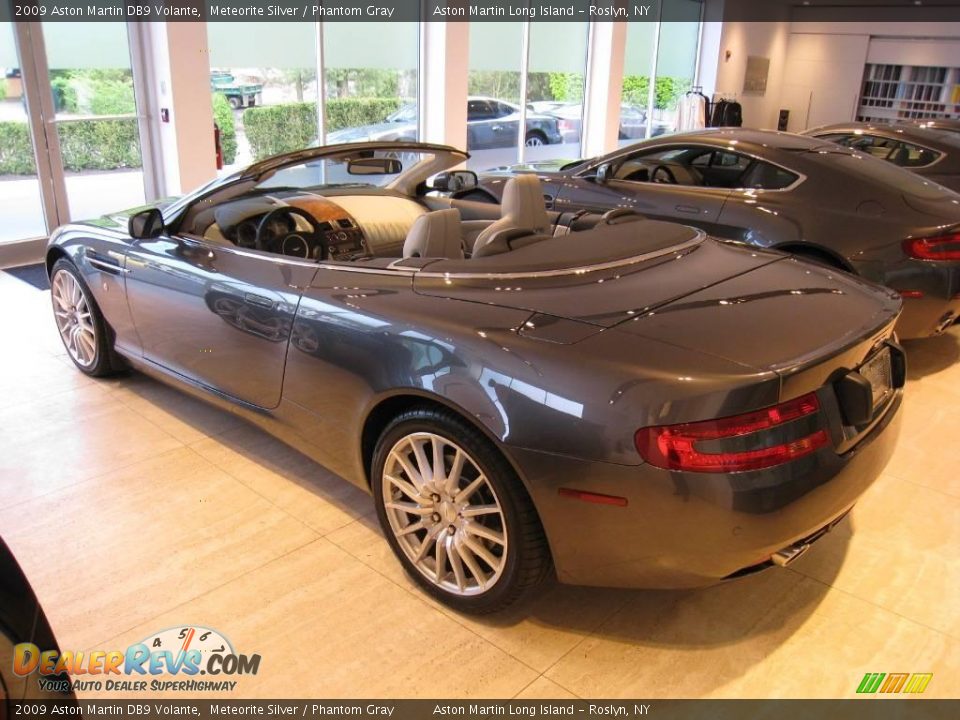 2009 Aston Martin DB9 Volante Meteorite Silver / Phantom Gray Photo #3