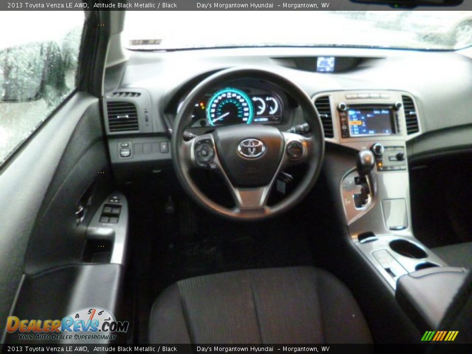 2013 Toyota Venza LE AWD Attitude Black Metallic / Black Photo #15