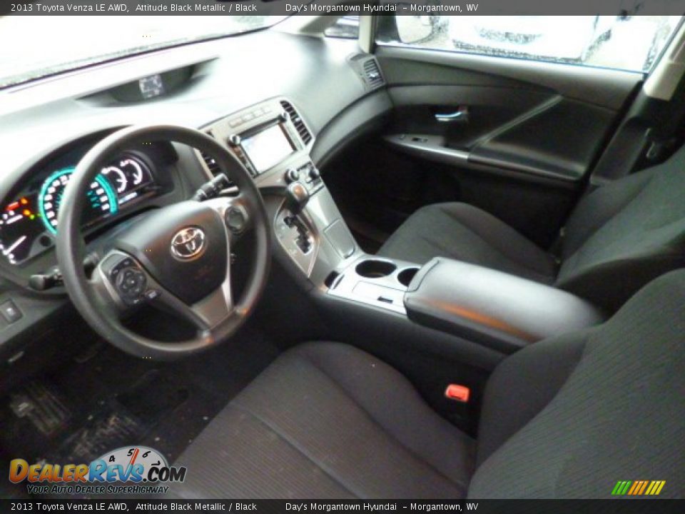 2013 Toyota Venza LE AWD Attitude Black Metallic / Black Photo #17