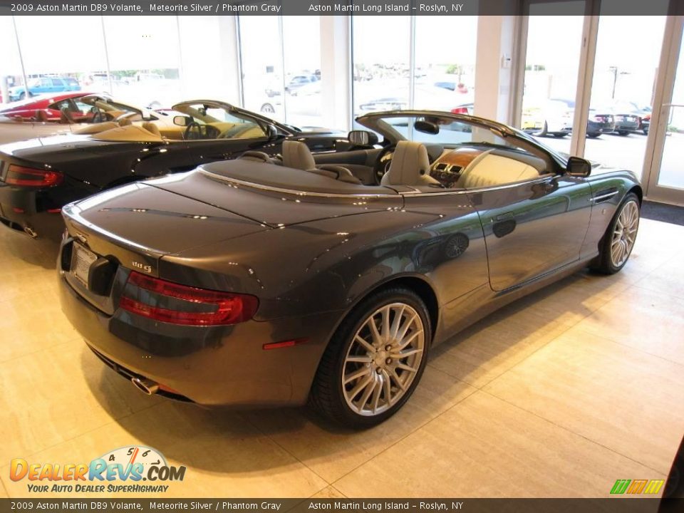 2009 Aston Martin DB9 Volante Meteorite Silver / Phantom Gray Photo #4