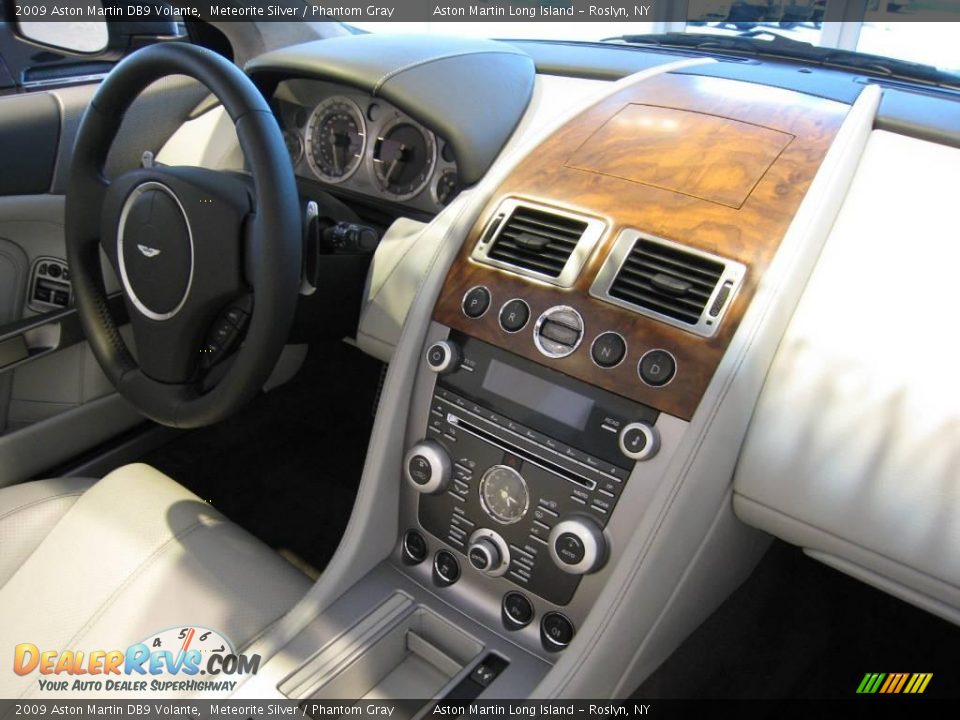 2009 Aston Martin DB9 Volante Meteorite Silver / Phantom Gray Photo #8