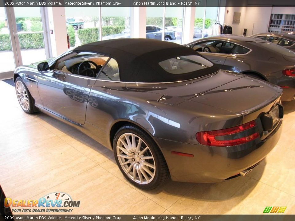 2009 Aston Martin DB9 Volante Meteorite Silver / Phantom Gray Photo #10