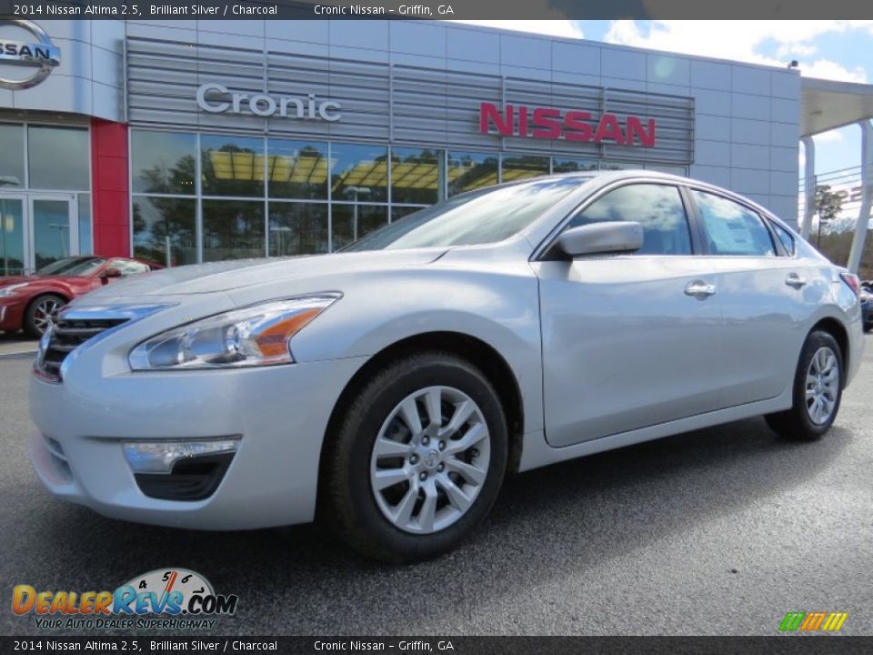 2014 Nissan Altima 2.5 Brilliant Silver / Charcoal Photo #1
