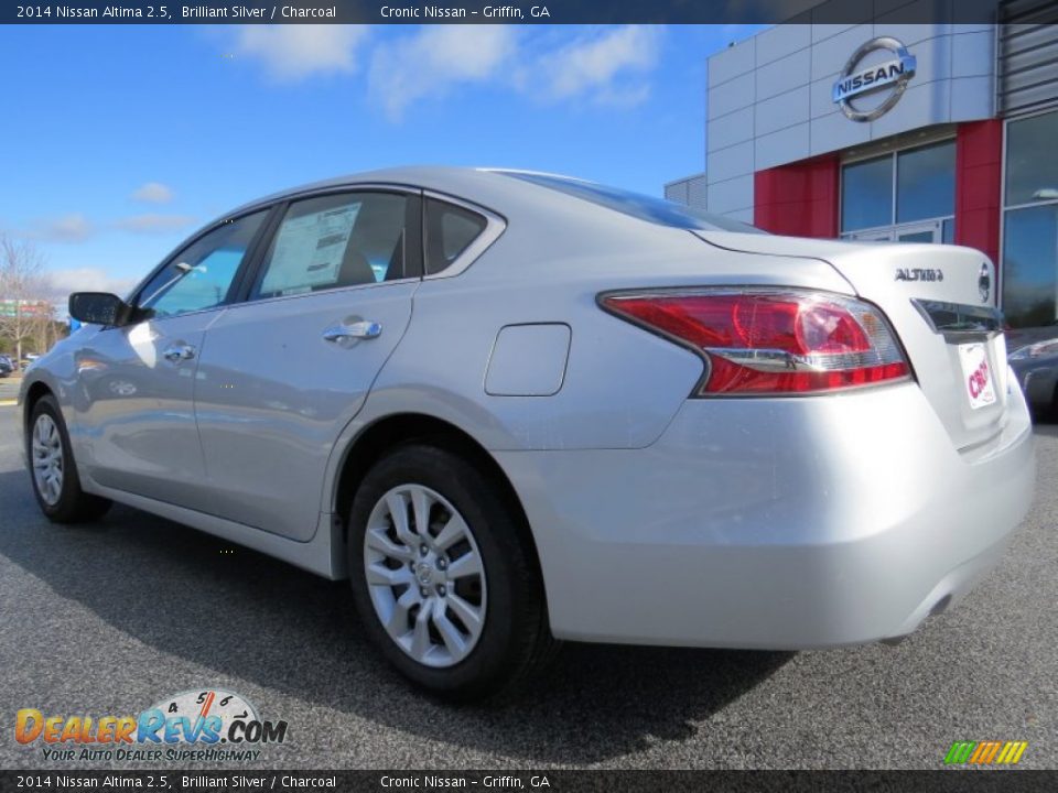 2014 Nissan Altima 2.5 Brilliant Silver / Charcoal Photo #3