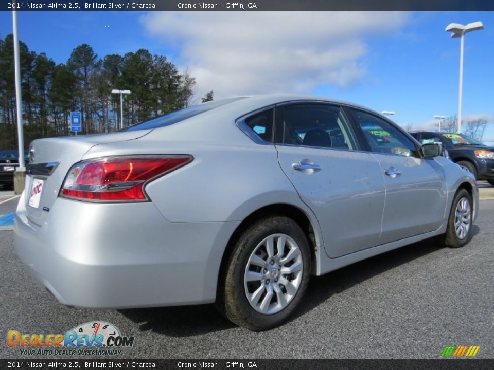 2014 Nissan Altima 2.5 Brilliant Silver / Charcoal Photo #4