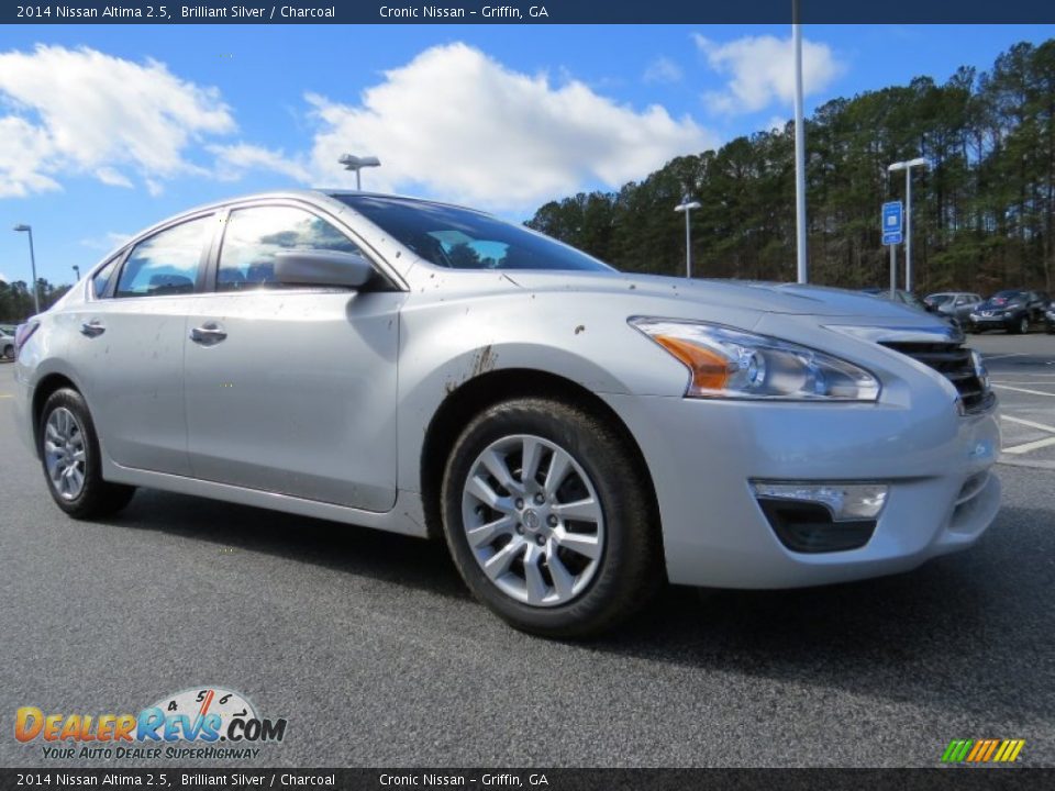 2014 Nissan Altima 2.5 Brilliant Silver / Charcoal Photo #5
