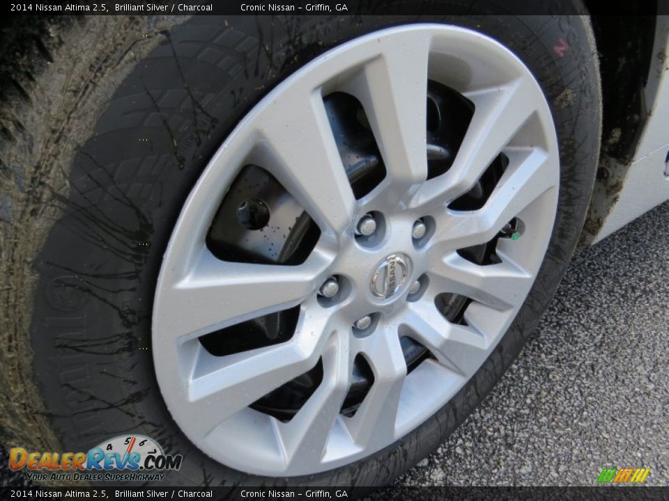 2014 Nissan Altima 2.5 Brilliant Silver / Charcoal Photo #7