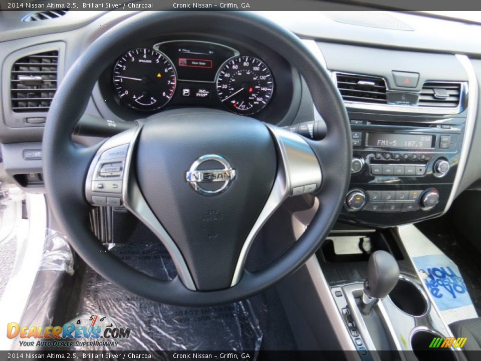 2014 Nissan Altima 2.5 Brilliant Silver / Charcoal Photo #9