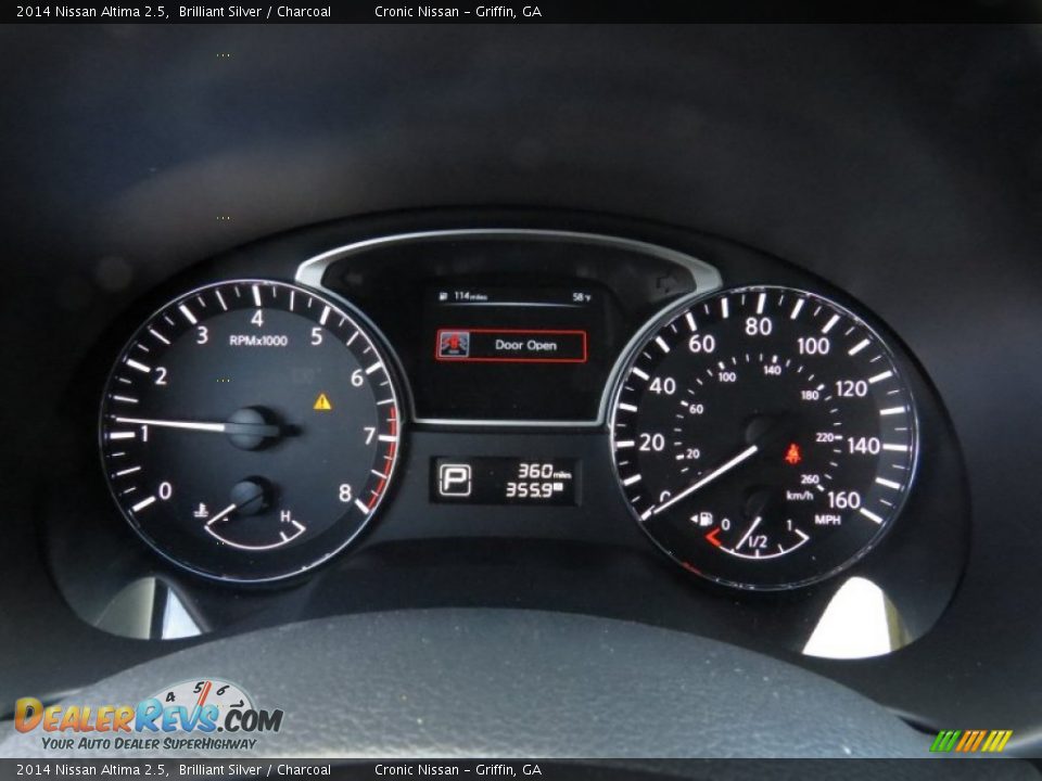 2014 Nissan Altima 2.5 Brilliant Silver / Charcoal Photo #12