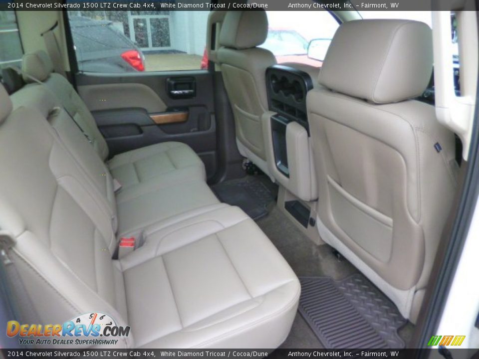 2014 Chevrolet Silverado 1500 LTZ Crew Cab 4x4 White Diamond Tricoat / Cocoa/Dune Photo #11