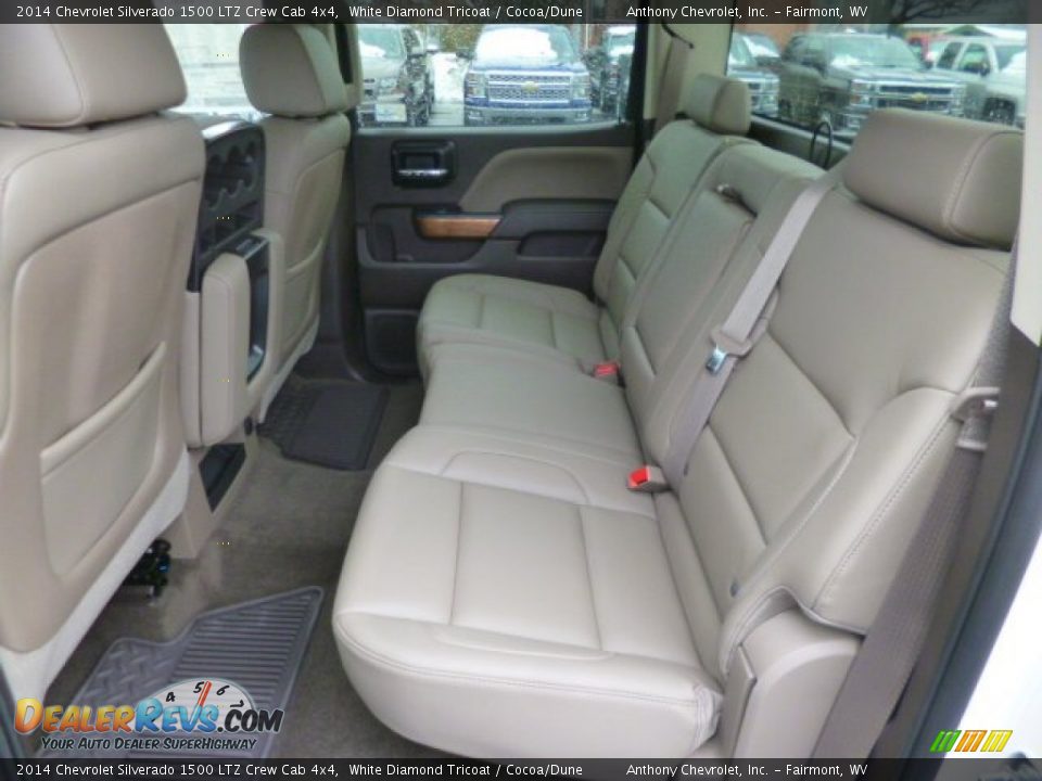 2014 Chevrolet Silverado 1500 LTZ Crew Cab 4x4 White Diamond Tricoat / Cocoa/Dune Photo #12