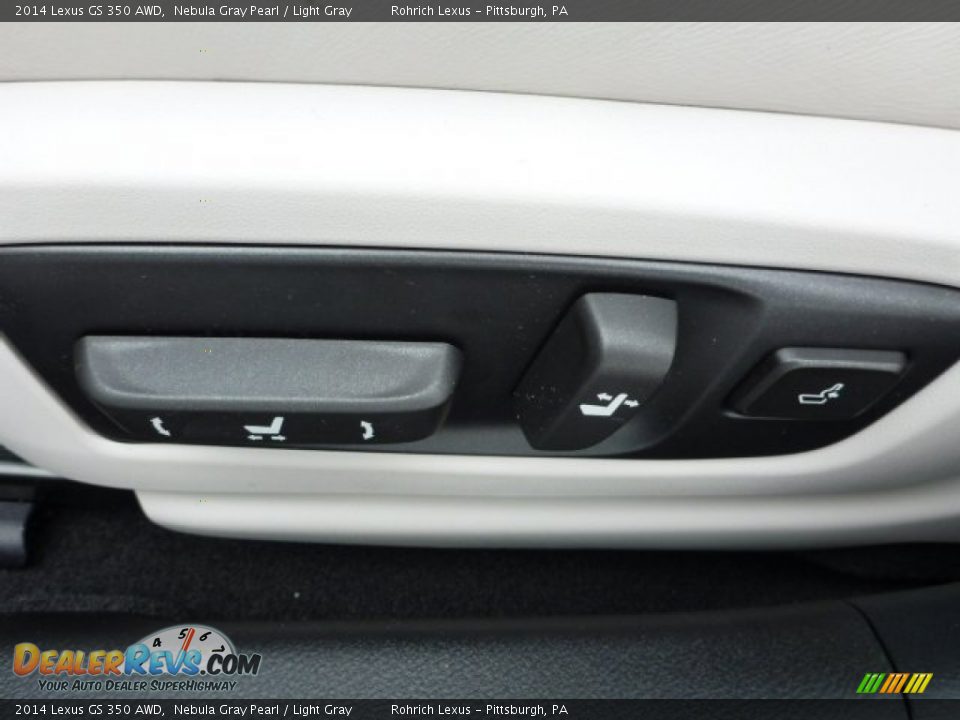 2014 Lexus GS 350 AWD Nebula Gray Pearl / Light Gray Photo #15