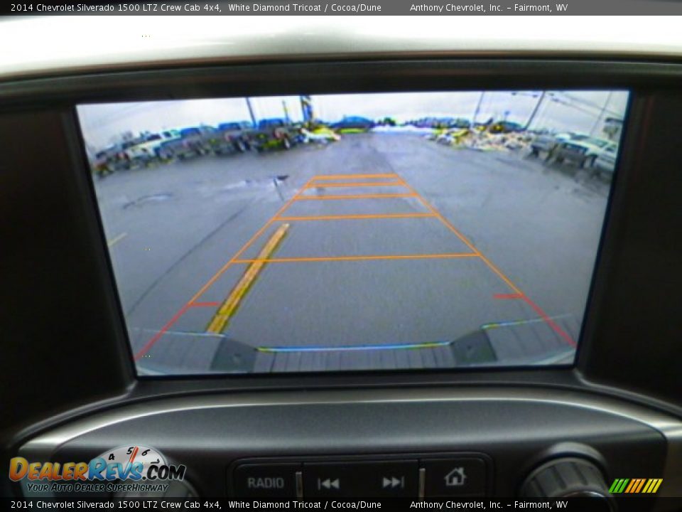 2014 Chevrolet Silverado 1500 LTZ Crew Cab 4x4 White Diamond Tricoat / Cocoa/Dune Photo #18