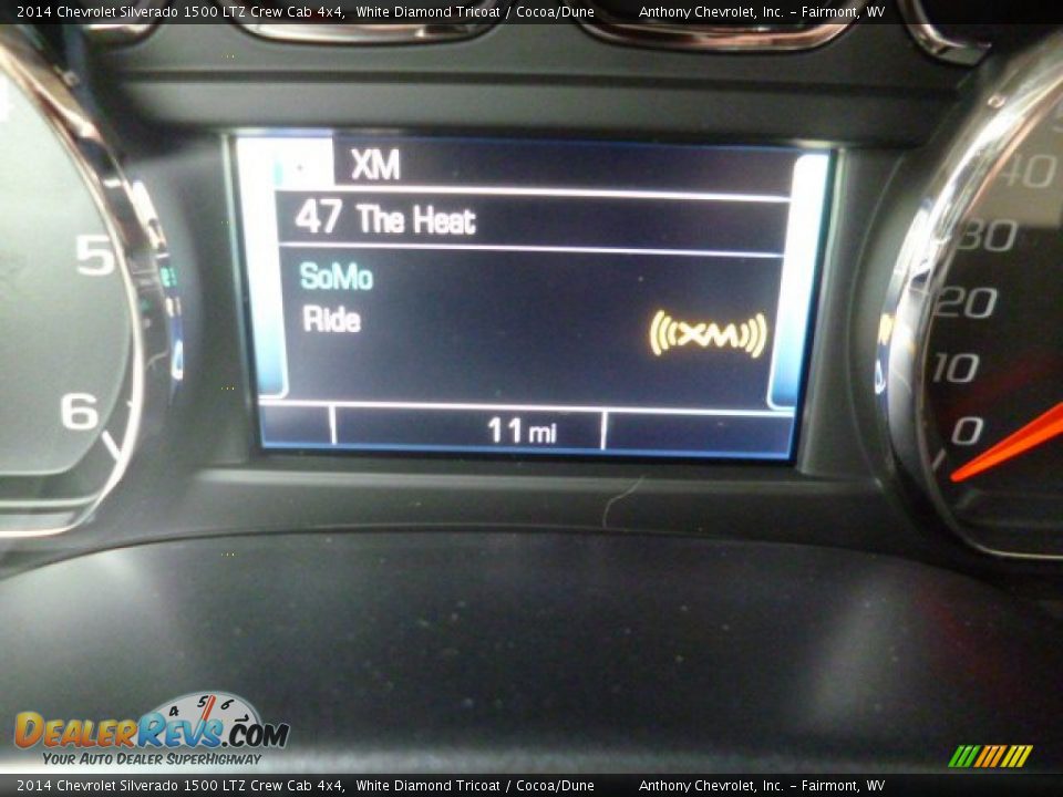 2014 Chevrolet Silverado 1500 LTZ Crew Cab 4x4 White Diamond Tricoat / Cocoa/Dune Photo #20