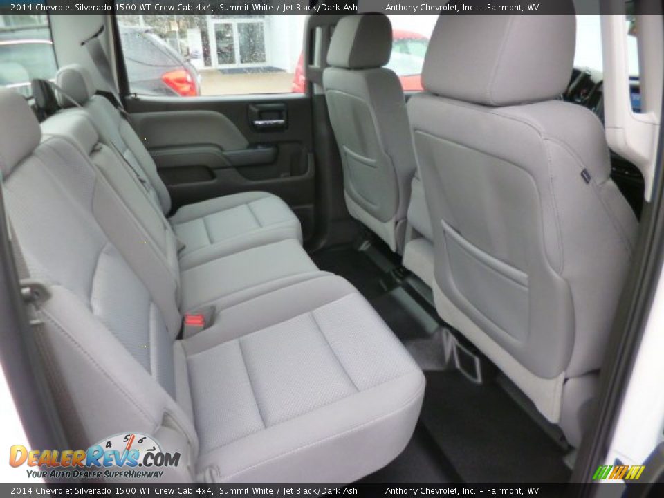 Rear Seat of 2014 Chevrolet Silverado 1500 WT Crew Cab 4x4 Photo #12