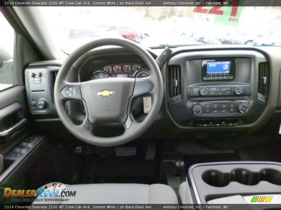 2014 Chevrolet Silverado 1500 WT Crew Cab 4x4 Summit White / Jet Black/Dark Ash Photo #14