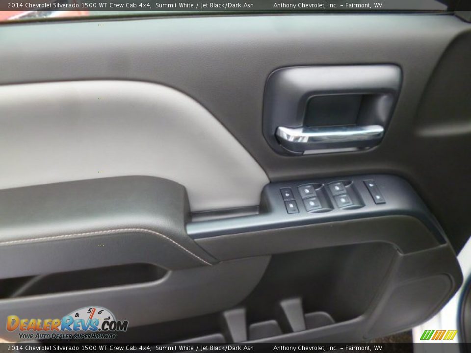 2014 Chevrolet Silverado 1500 WT Crew Cab 4x4 Summit White / Jet Black/Dark Ash Photo #17