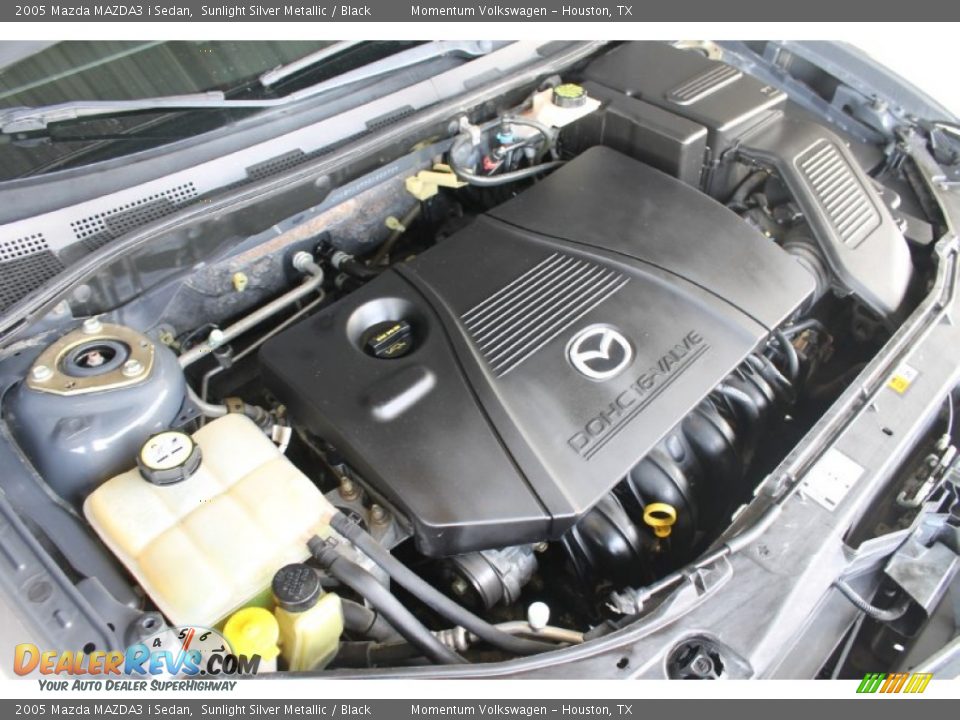 2005 Mazda MAZDA3 i Sedan Sunlight Silver Metallic / Black Photo #29