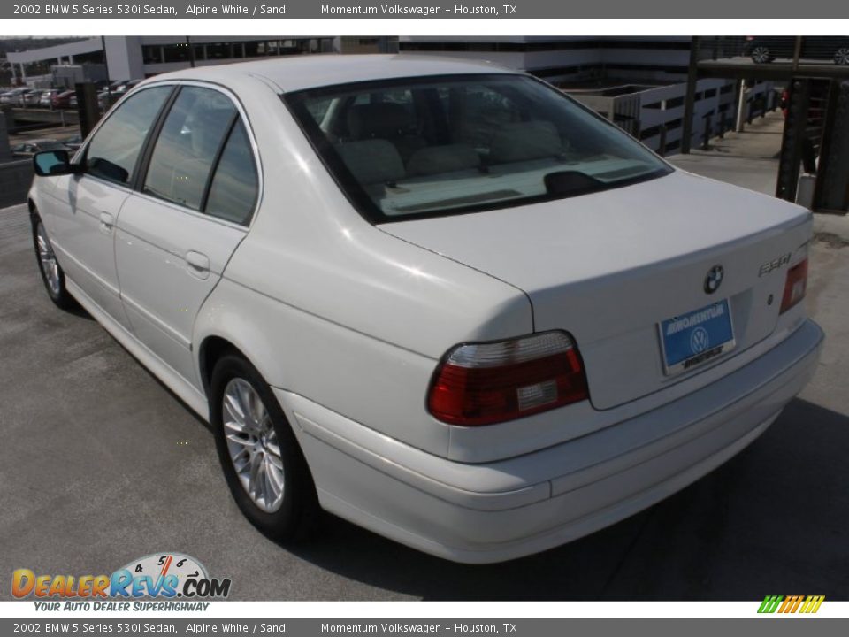 2002 BMW 5 Series 530i Sedan Alpine White / Sand Photo #7