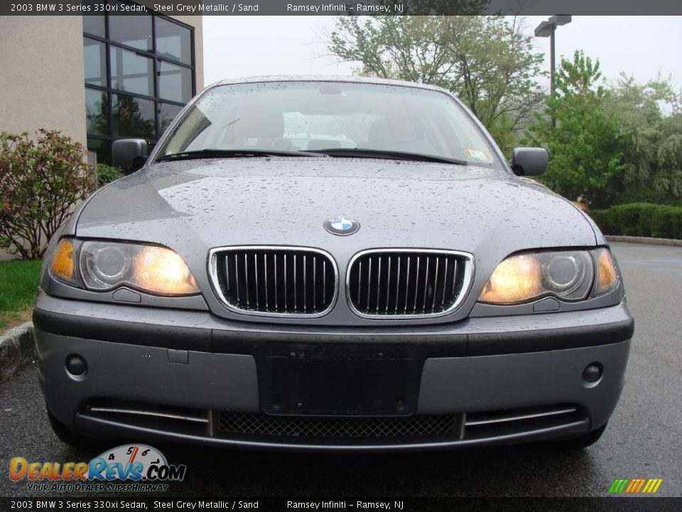 2003 BMW 3 Series 330xi Sedan Steel Grey Metallic / Sand Photo #2
