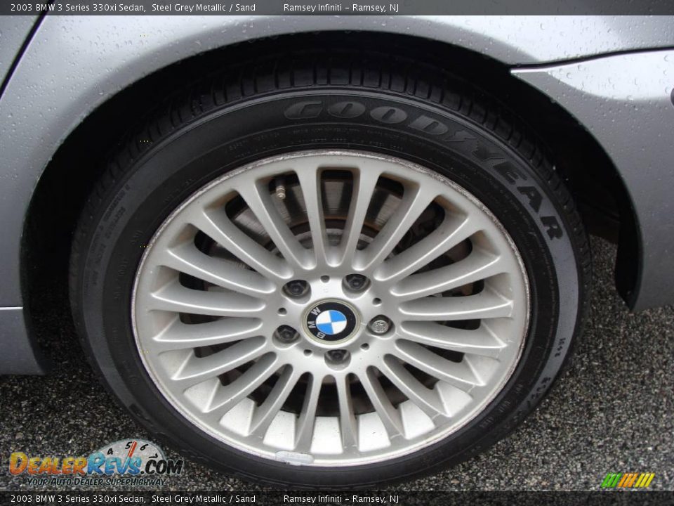 2003 BMW 3 Series 330xi Sedan Steel Grey Metallic / Sand Photo #4