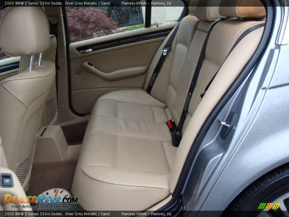 2003 BMW 3 Series 330xi Sedan Steel Grey Metallic / Sand Photo #7