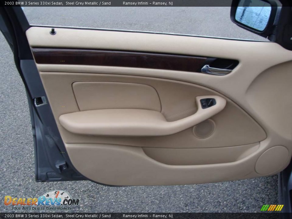 2003 BMW 3 Series 330xi Sedan Steel Grey Metallic / Sand Photo #8